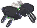 Dual Pressure Sensor measures absolute/differential sources.