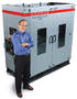 Size-Reduction System turns reclaimed purgings into regrind.