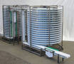 Spiral Conveyor calibrates to adjust to summer temperatures.
