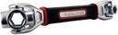Socket Wrench accommodates 16 socket sizes.
