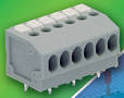 Side-Entry Terminal Block has internal jumper system.