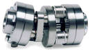 Shaft Couplings accommodate misaligned shaft positions.