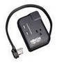 Travel-size Surge Protector also serves as USB charger.