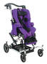 Wheelchair accommodates special needs infants.