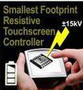 Touchscreen Controller features ±15 kV ESD protection.