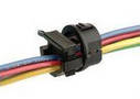 Strain Relief fits round and double D holes.