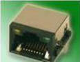 RJ45 Jacks feature LEDs and protection against mis-mating.
