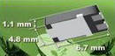 Low-Profile Surge Suppressor protects sensitive equipment.