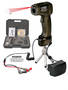 Handheld IR Thermometer features circle/dot laser sight.