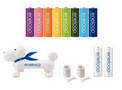 
SANYO Releases 8-Color AA-Size 'eneloop' Rechargeable Battery Pack and Product Sets that Include the Simple 'eneloopy' Battery Checker
