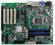 ATX Motherboard accommodates range of Intel processors.