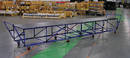 Ergonomic Carts provide large parts handling.