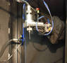 Robotic Shot Peener automatically changes tools.