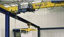 Rope Hoist features low-vibration, quiet-running motor.