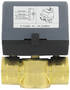 Zone Valves control flow of hot and cold water.