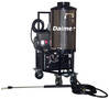 Fuel-Heated Pressure Washers power hoses up to 300 ft long.