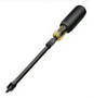 Screw-Holding Screwdriver extends reach into tight spaces.