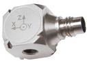 Triaxial Accelerometer features low-mass design.
