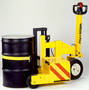 Battery-Operated Cart lets one person lift/move 55 gal drums.