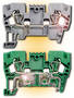 Feed Through Terminal Blocks offer tension clamp connection.