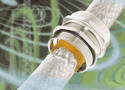 Cable Gland features 360° brush contact design.
