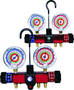 HVAC Manifold Pressure Gauges offer different sight glasses.