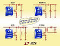 DC/DC Controllers achieve efficiencies up to 96%.
