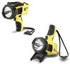 Handheld Spotlight produces high-intensity illumination.