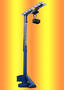Telescopic Mast Jib Crane aids airplane manufacturing.