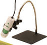 Microscope Stand supports any-angle viewing.