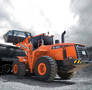 Wheel Loader features 280 hp, Tier 3 compliant engine.