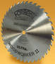 Saw Blade minimizes woodworking waste.