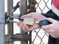 Electronic Lock System controls access to water facilities.