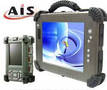 Ruggedized Tablet PC complies with MIL-STD-810F standard.