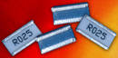 Low-Resistance Chip Resistor utilizes thick film materials.