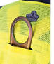 Surveyor's Safety Vest includes D-ring access slot.