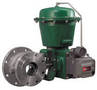 Ball Valve controls medium consistency fiber slurries.