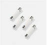 Compact Ceramic-Body Fuses measure 6.3 x 32 mm.
