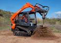Compact Track Loaders feature 1-piece frame and undercarriage.