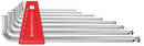 Hex Keys feature inlaid holding ring for robust operation.