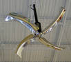 Compact Cooling/Heating Fan produces uniform airflow.