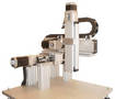 Cartesian Robotic Platform features multi-axis XYZ design.