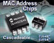 Serial EEPROM Device has pre-programmed node addresses.