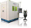 Laser Welding System has fully enclosed atmospheric chamber.