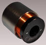 Compact Voice Coil Actuator features clear aperture design.