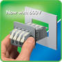 Feedthrough Terminal Block is UL-Certified to 600 V/40 A.
