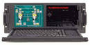 Rackmount Industrial Computer features LCD display and keyboard tray.