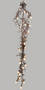 Rustic Chandeliers feature steel vine and leaf design.
