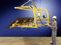 C-Frame Vacuum Lifter facilitates sheet and panel inspection.