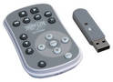 Multimedia Remote works through walls via RF technology.